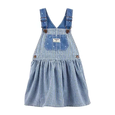 Oshkosh Toddler Girls Adjustable Straps Skirtalls
