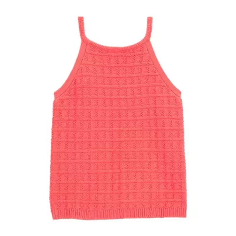 Carter's Little & Big Kid Girls Scoop Neck Sleeveless Tank Top