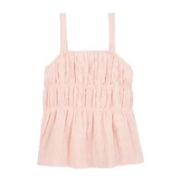 Carter's Little & Big Kid Girls Square Neck Sleeveless Tank Top
