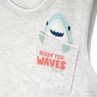 Carter's Shark Toddler Boys 2-pc. Short Set