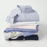 St. John's Bay Performance Oxford Mens Long Sleeve Classic Fit Button-Down Shirt