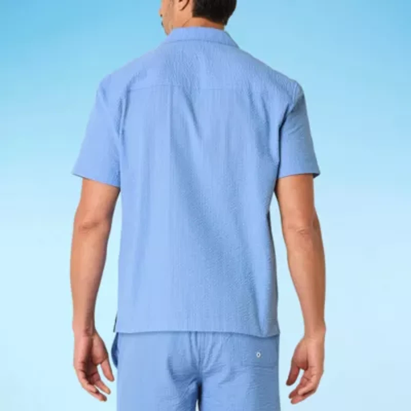 St. John's Bay Striped Swim Shirt