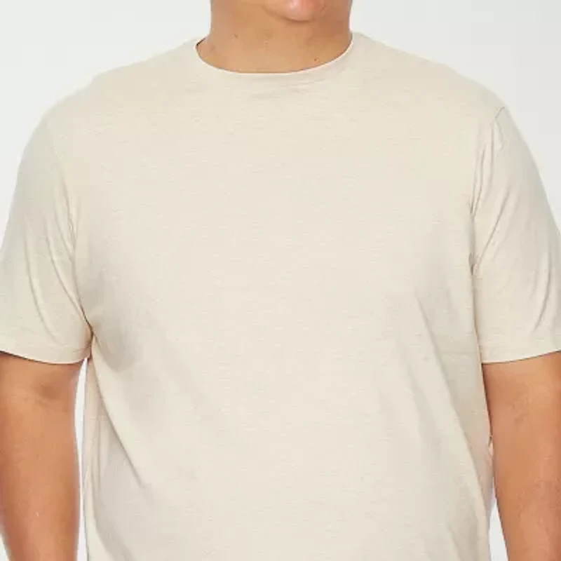 St. John's Bay Super Soft Mens Crew Neck Short Sleeve Quick Dry Big and Tall T-Shirt