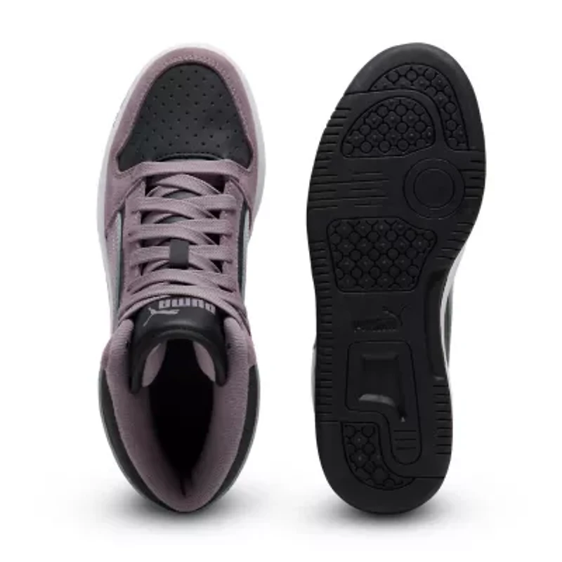 PUMA Rebound Layup Marshmallow Womens Basketball Shoes