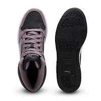 PUMA Rebound Layup Marshmallow Womens Basketball Shoes