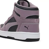 PUMA Rebound Layup Marshmallow Womens Basketball Shoes