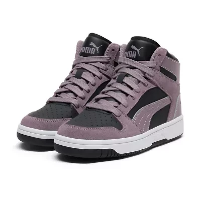 PUMA Rebound Layup Marshmallow Womens Basketball Shoes