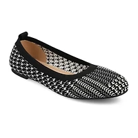 Journee Collection Maryann Womens Round Closed Toe Ballet Flats