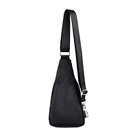 Julia Buxton Nylon Quilted Sling Womens Adjustable Straps Backpack