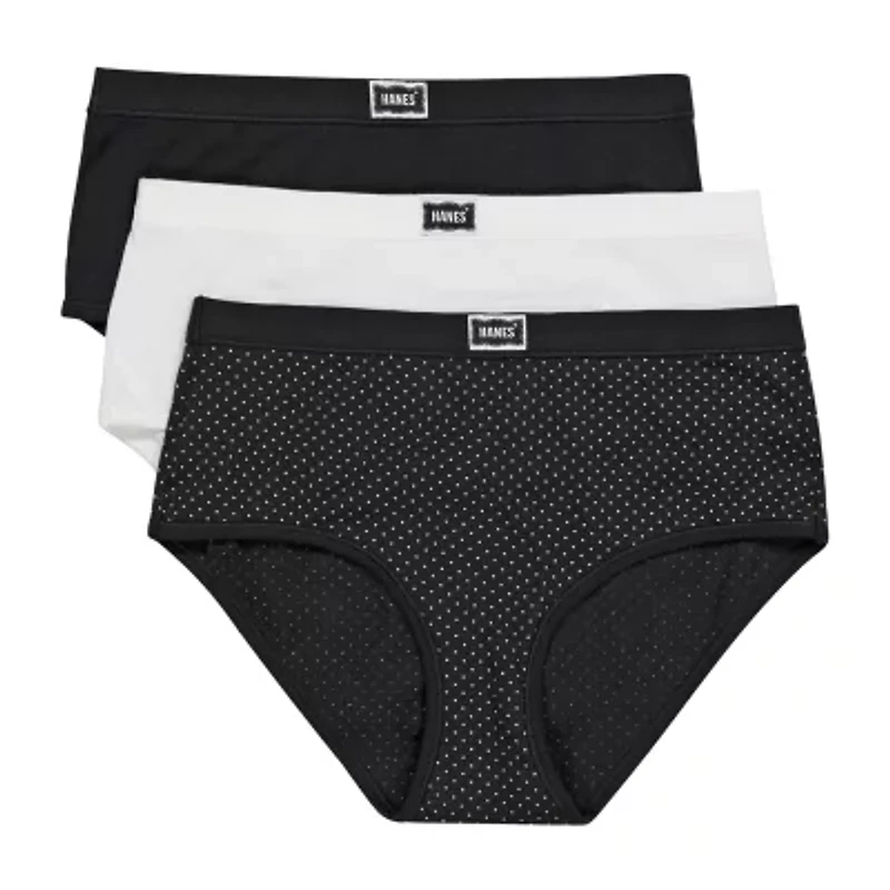 Hanes Vintage Originals Womens Cooling 3 Pack Brief Panty 45vobf