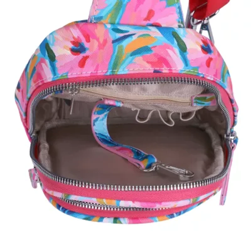 Julia Buxton Double Compartment Sling Bag