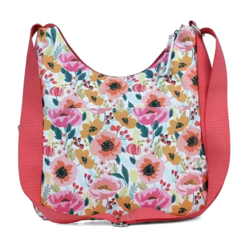 Julia Buxton Vegan Leather Organizational Hobo Bag