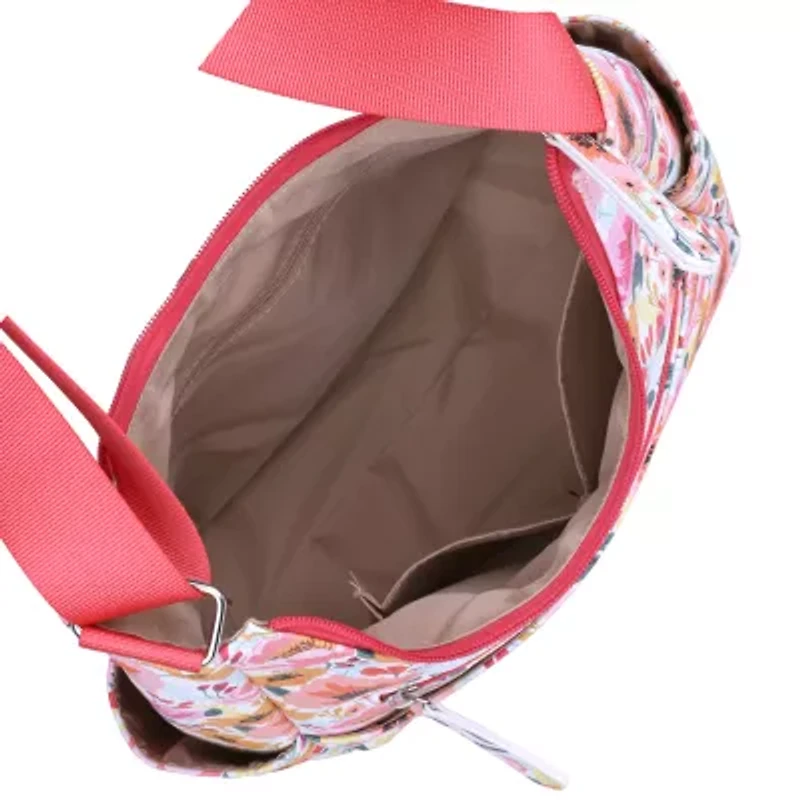 Julia Buxton Vegan Leather Organizational Hobo Bag