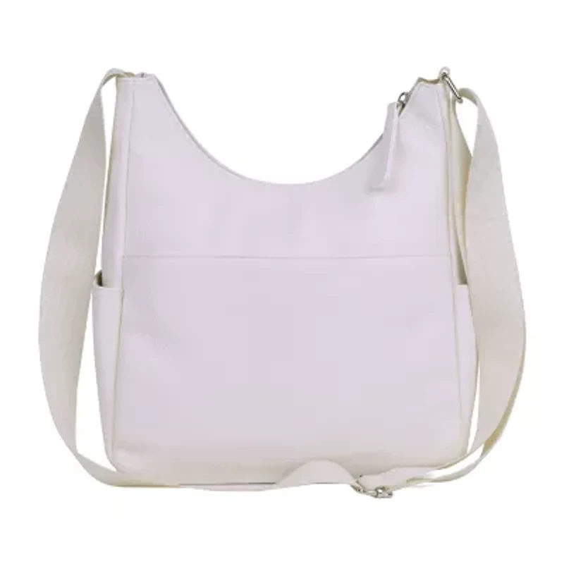 Julia Buxton Vegan Leather Organizational Hobo Bag