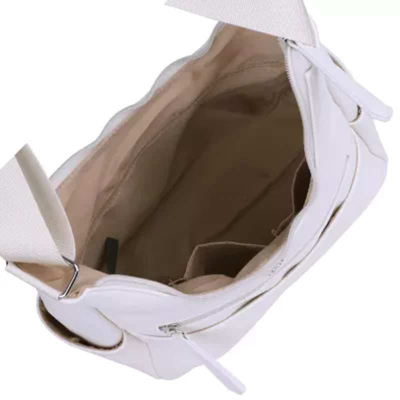 Julia Buxton Vegan Leather Organizational Hobo Bag