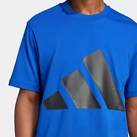 adidas Mens Crew Neck Short Sleeve Regular Fit Graphic T-Shirt