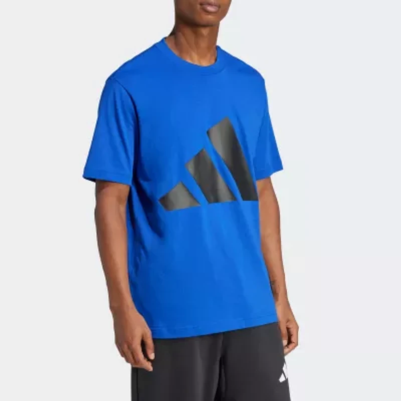 adidas Mens Crew Neck Short Sleeve Regular Fit Graphic T-Shirt