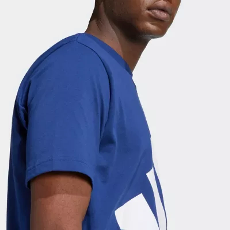 adidas Mens Crew Neck Short Sleeve Regular Fit Graphic T-Shirt