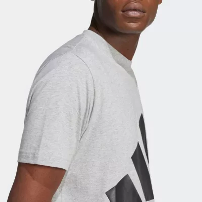 adidas Mens Crew Neck Short Sleeve Regular Fit Graphic T-Shirt