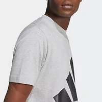 adidas Mens Crew Neck Short Sleeve Regular Fit Graphic T-Shirt
