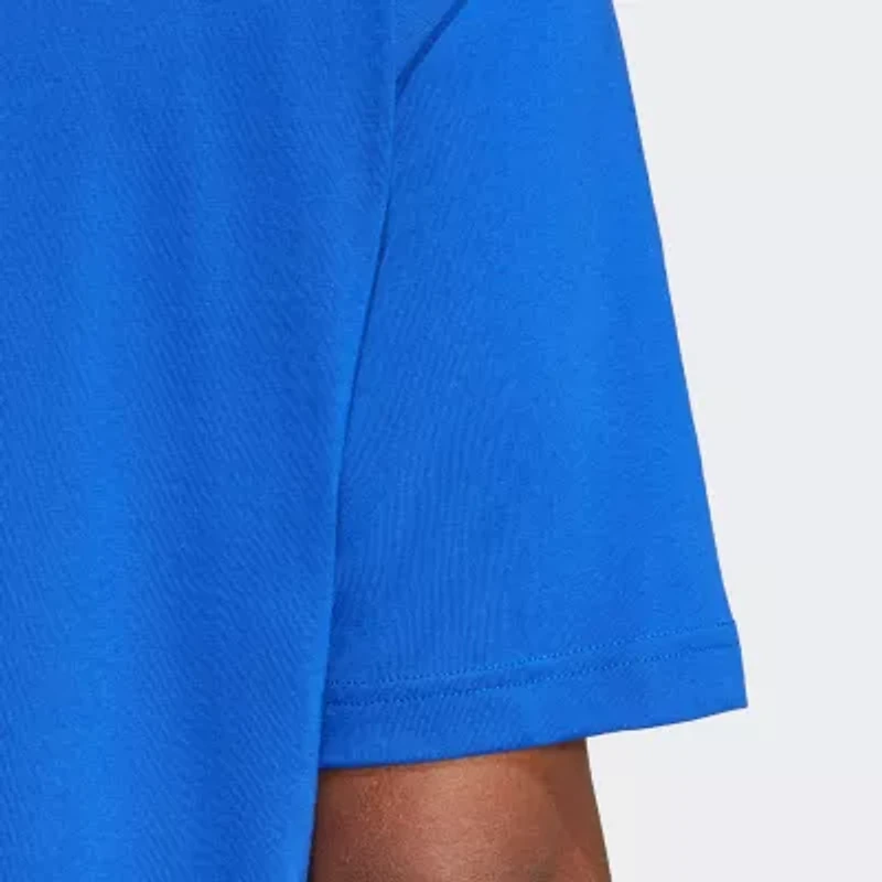 adidas Mens Crew Neck Short Sleeve Regular Fit Graphic T-Shirt