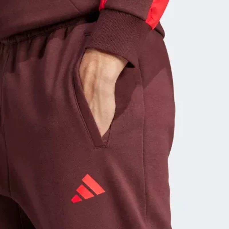 adidas Mens Regular Fit Fleece Sweatpant