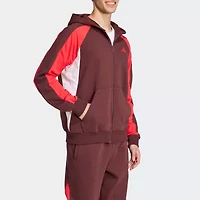 adidas French Terry Mens Fleece Midweight Track Jacket