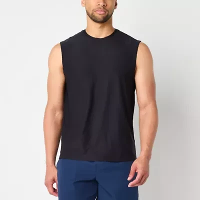 Xersion Activated Cooling Mens Crew Neck Sleeveless Muscle T-Shirt