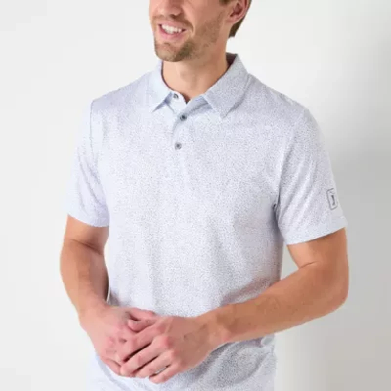 PGA TOUR Mens Classic Fit Short Sleeve Polo Shirt