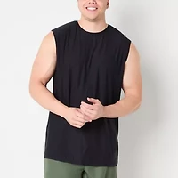 Xersion Activated Cooling Mens Crew Neck Sleeveless Big and Tall Muscle T-Shirt
