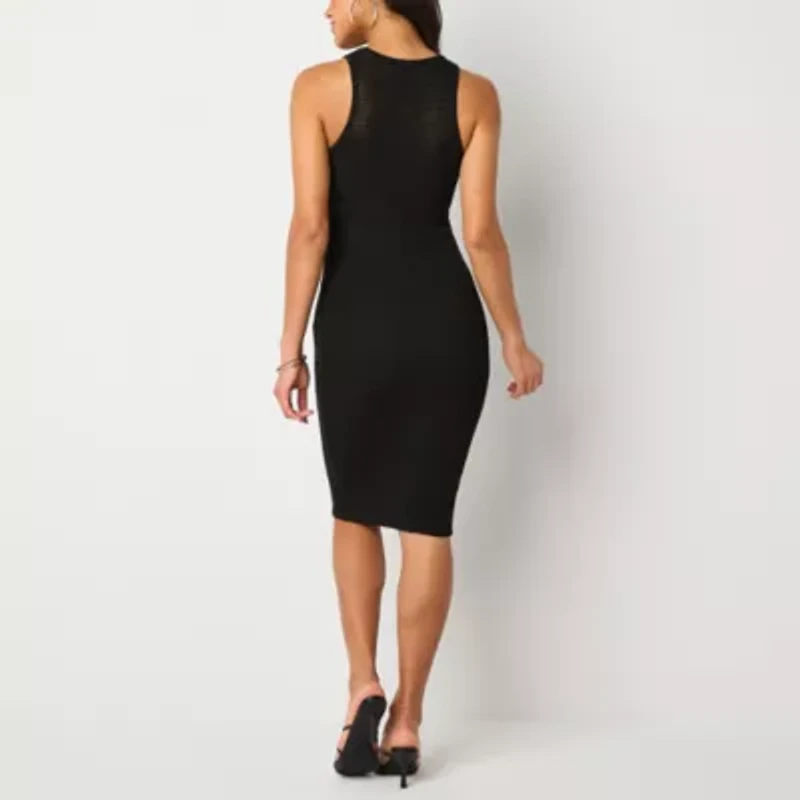 Bold Elements Womens Sleeveless Sweater Dress