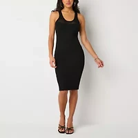 Bold Elements Womens Sleeveless Sweater Dress