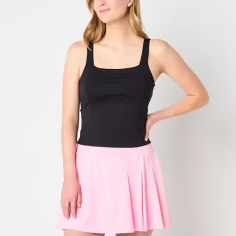 Xersion EverUltra Womens Sleeveless Bandeau Shelf Bra Tank Top