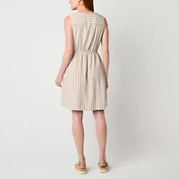 St. John's Bay Womens Sleeveless Shift Dress