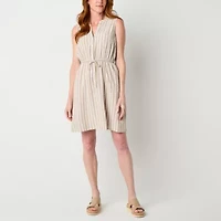 St. John's Bay Womens Sleeveless Shift Dress