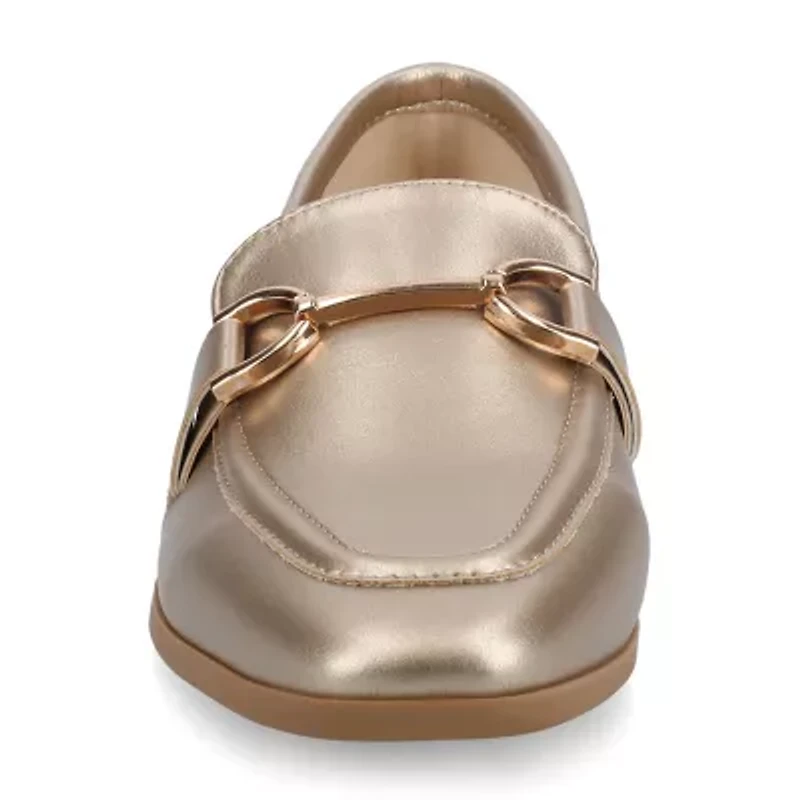 Journee Collection Mizza Womens Square Loafers