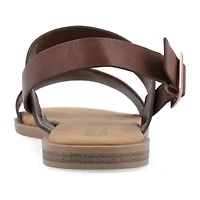 Journee Collection Womens Lavine Slingback Strap Flat Sandals