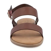 Journee Collection Womens Lavine Slingback Strap Flat Sandals