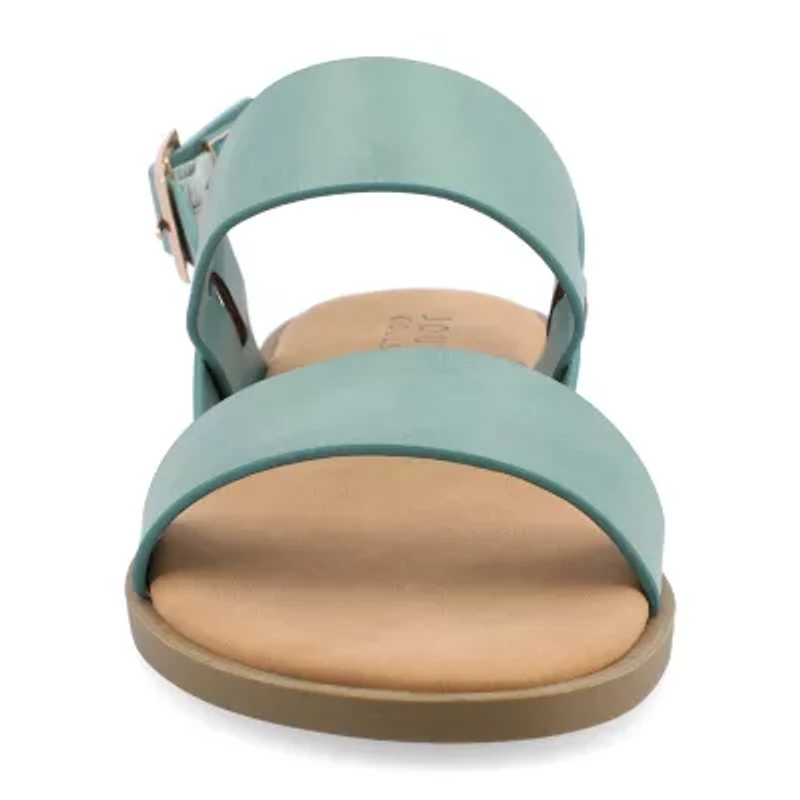 Journee Collection Womens Lavine Slingback Strap Flat Sandals