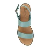 Journee Collection Womens Lavine Slingback Strap Flat Sandals