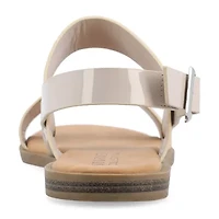 Journee Collection Womens Lavine Slingback Strap Flat Sandals