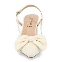 Journee Collection Tailynn Womens Pointed Closed Toe Block Heel Pumps