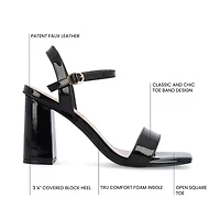 Journee Collection Womens Tivona Heeled Sandals