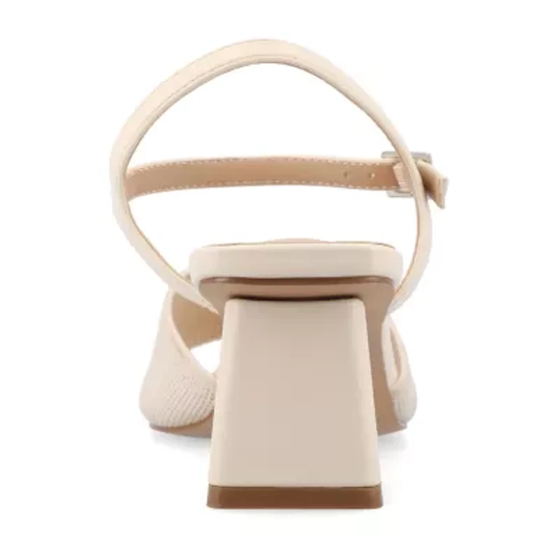 Journee Collection Womens Evylinn Heeled Sandals Wide Width