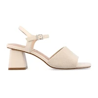 Journee Collection Womens Evylinn Heeled Sandals Wide Width