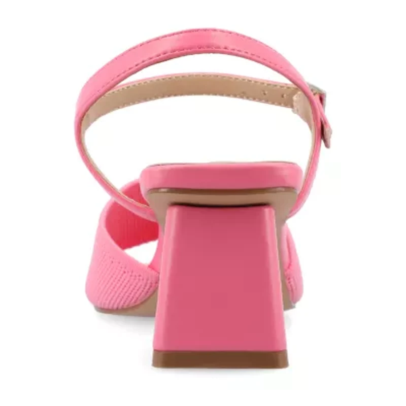 Journee Collection Womens Evylinn Heeled Sandals Wide Width