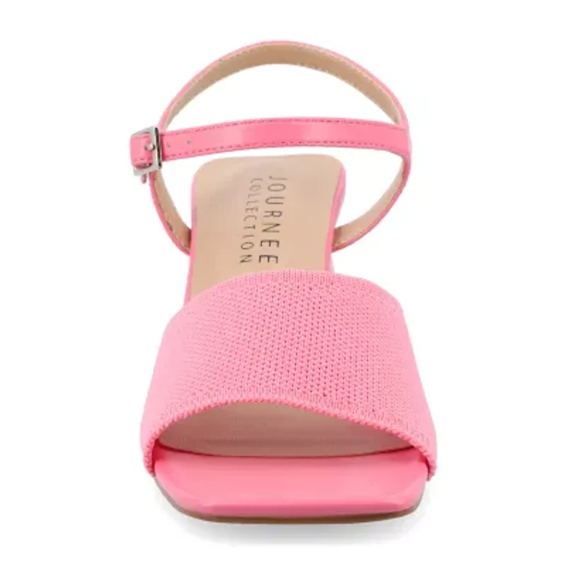 Journee Collection Womens Evylinn Heeled Sandals Wide Width