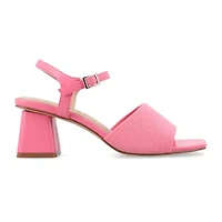 Journee Collection Womens Evylinn Heeled Sandals Wide Width