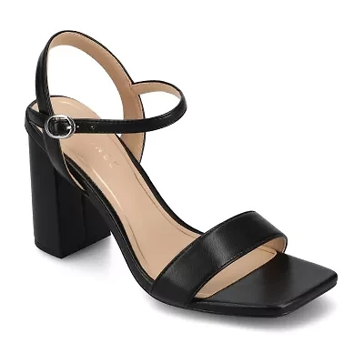 Journee Collection Cloudsteppers Womens Tivona Heeled Sandals