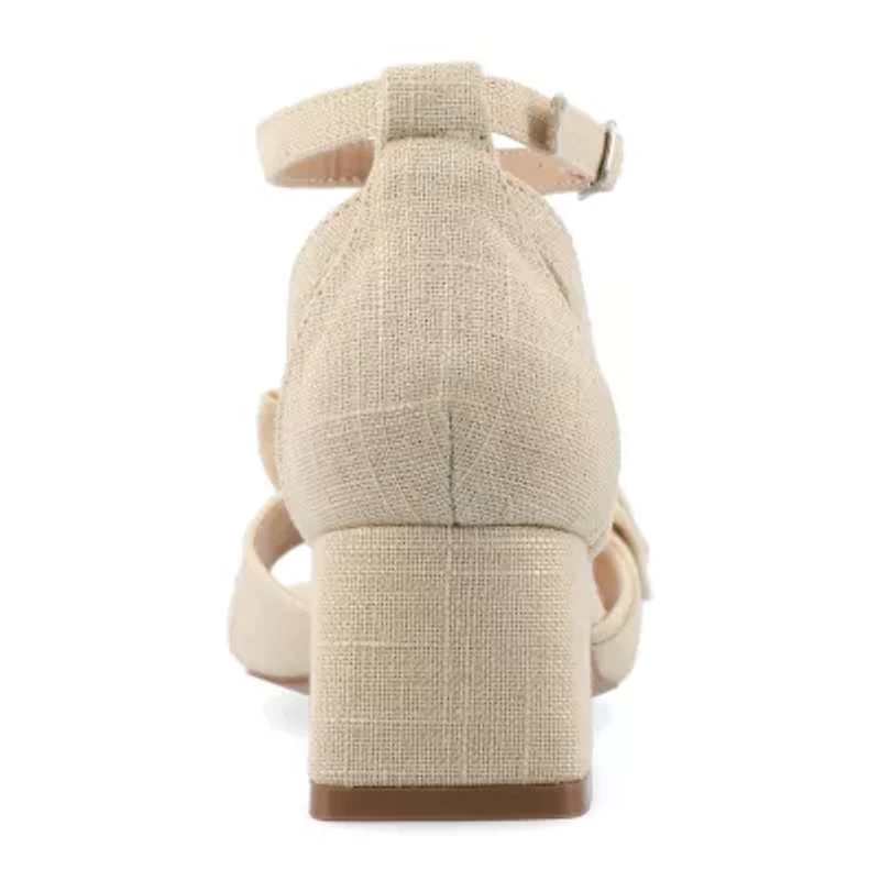 Journee Collection Womens Zevi Heeled Sandals